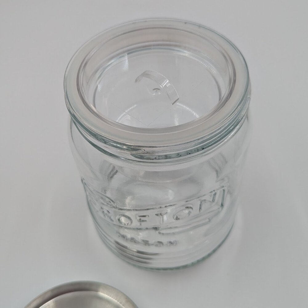 ALDI Original Crofton Glass Prep & Go Mason Jar Salad Kit - Used Like New - Picture 5 of 5